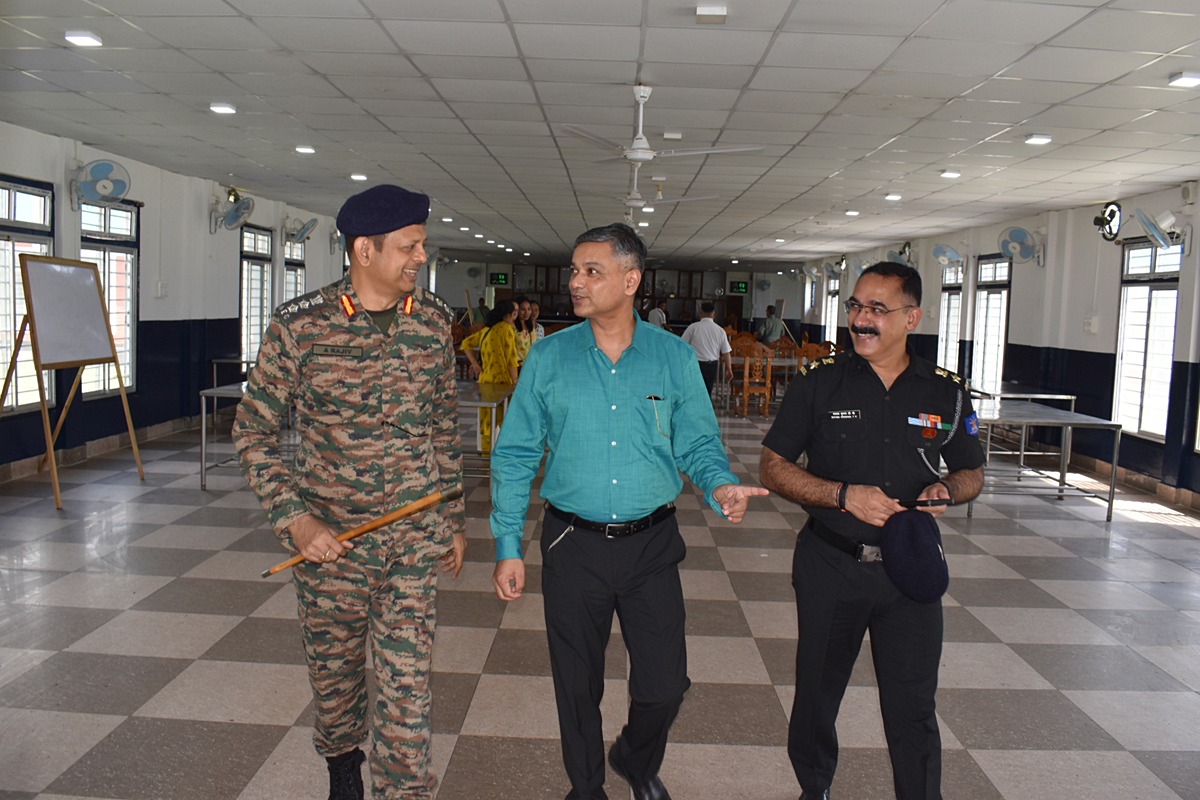 Visit of Brig Amit Chatterjee, Inspecting Officer, SSS, Ministry of Defence